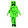 Zöld Minecraft Creeper Jelmez Kisfiúknak - S