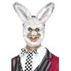 Zombi Fehér Nyúl Aliz Csodaországból Maszk Halloweenre