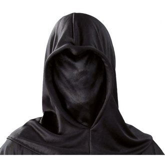 Sötét Kapucnis Maszk Szellem Jelmezhez Felnőtteknek Halloweenre