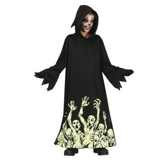 Sötétben Világító Halál Gyerek Jelmez Halloweenre