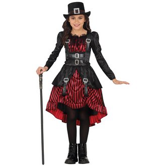 Steampunk Gótikus Lány Jelmez Halloweenre