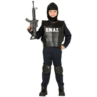 SWAT Rendőr Fiú Jelmez Szett