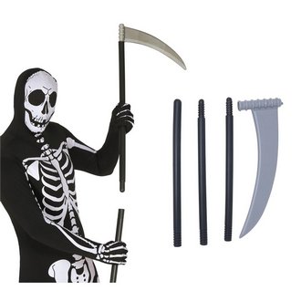 Szétszedhető Kasza Kiegészítő Halloweenre, 95 cm