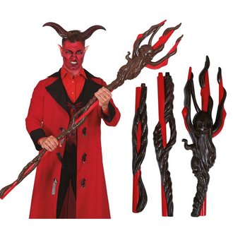 Szétszedhető Ördög Szigony Kiegészítő Halloweenre, 150 cm