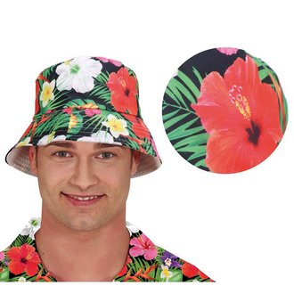 Színes Hawaii Mintás Halászsapka Felnőtt Unisex