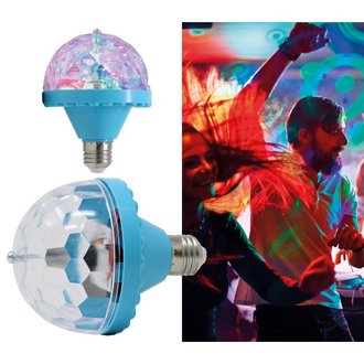 Színes RGB LED Disco Izzó Legénybúcsúra