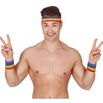 Szivárványos Sport Kiegészítő Szett Felnőtteknek