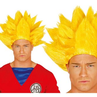 Szuper Saiyan Harcos Férfi Paróka