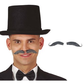 Szürke Bajor Bajusz Férfiaknak Oktoberfestre