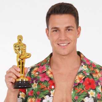 Tréfás Oscar Díj Szobor Pénisszel Legénybúcsúra, 20 cm