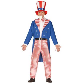 Uncle Sam Férfi Jelmez Szett