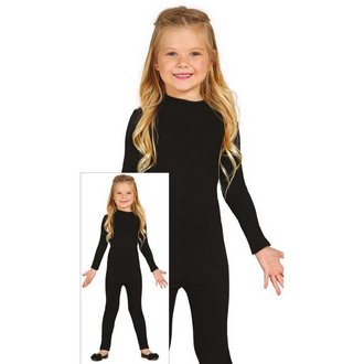 Unisex Fekete Body Jelmez Gyerekeknek