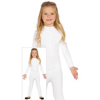 Unisex Gyerek Fehér Body Jelmez