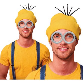 Unisex Minion Kalap és Szemüveg Szett Felnőtteknek