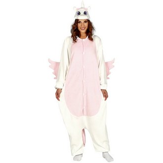 Unisex Rózsaszín Egyszarvú Kigurumi Jelmez Felnőtteknek