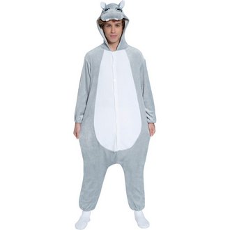 Unisex Víziló Kigurumi Jelmez Felnőtteknek