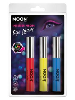 UV Neon Szemhéjtus - Piros, Sárga, Kék - 3 db-os, 10 ml