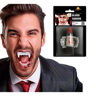 Vámpír Fogak Művérrel Halloweenra, 15 ml