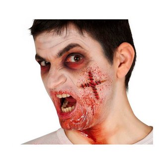 Varrt Kereszt Seb Latex Folyékony Ragasztóval Halloweenre