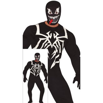 Venom Férfi Jelmez Szett Halloweenre