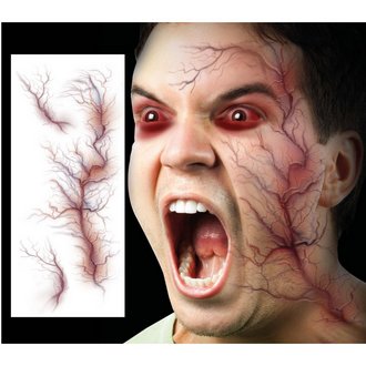 Véreres Zombie Arc Tetoválás Halloweenre