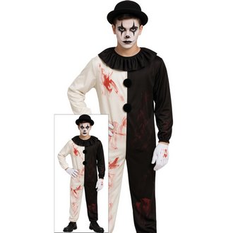 Véres Bohóc Fiú Jelmez Halloweenre