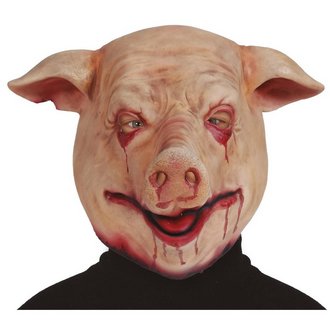 Véres Disznó Maszk Halloweenre
