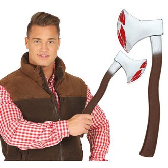 Véres Fejsze Kiegészítő Halloweenre, 49 cm