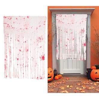 Véres Függöny Halloweenre, 115x150 cm