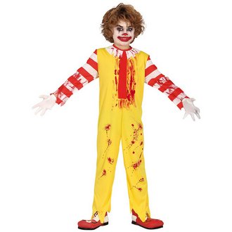 Véres Horror Bohóc Jelmez Fiúknak Halloweenre