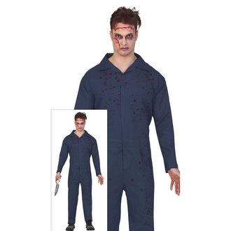 Véres Overall Férfi Jelmez Halloweenre