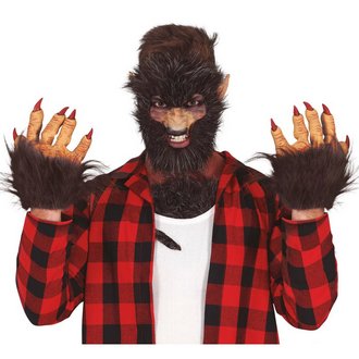 Vérfarkas Mancs Kesztyű Férfiaknak Halloweenre