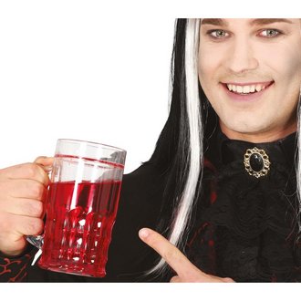 Vérhatású Söröskorsó Halloweenre, 15 cm, 400 ml