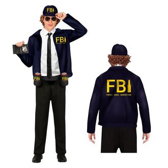 Vicces FBI Sörfelügyelő Férfi Jelmez Legénybúcsúra
