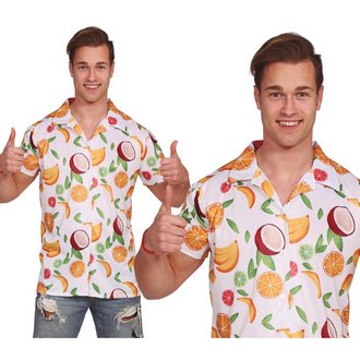 Vidám Gyümölcsös Hawaii Férfi Ing