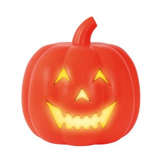 Világító és Hangot Adó Halloween Tök Dekoráció, Műanyag, 32 cm