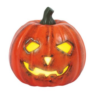 Világító Hungarocell Halloween Tök, 16 cm