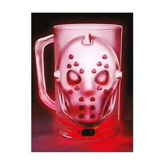 Világító Jason Maszkos Bögre Halloweenre, 500 ml, 10x14 cm