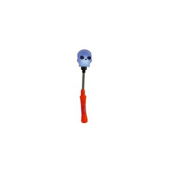 Világító Koponya Varázspálca Halloweenre, 24 cm