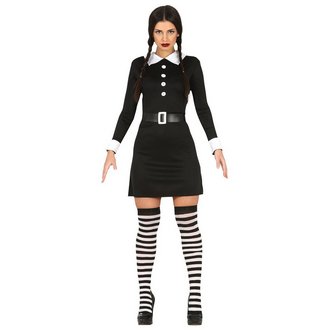 Wednesday Addams Női Jelmez Halloweenre