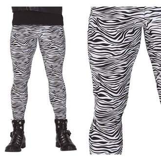 Zebra Mintás Rock Nadrág Férfiaknak