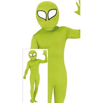 Zöld Idegen Férfi Jelmez Halloweenre
