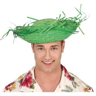 Zöld Szalma Kalap Hawaii Partira