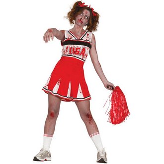 Zombi Cheerleader Jelmez Lányoknak Halloweenra