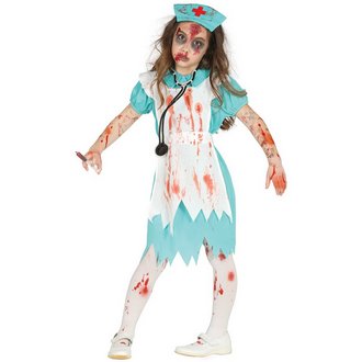 Zombi Nővér Lány Jelmez Halloweenre