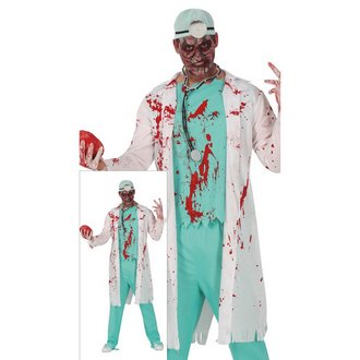 Zombi Orvos Férfi Jelmez Halloweenra