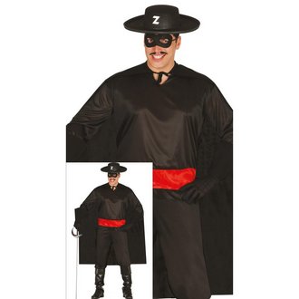 Zorro Férfi Jelmez Szett Farsangra